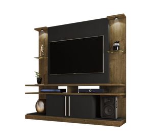 Centro entretenimiento TV 60'' York rústico /negro