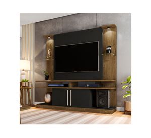 Centro entretenimiento TV 60'' York rústico /negro