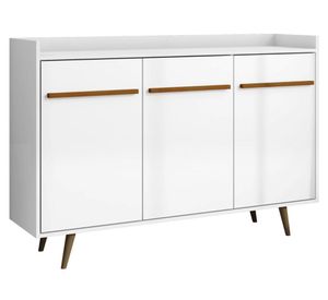 Buffet 3 puertas Quartzo blanco