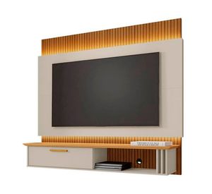 Panel rack TV 65" Paris blanco invierno/canela