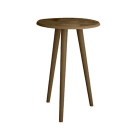 Mesa de apoyo lateral Brilha rústico 63x44x44 cm