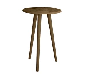 Mesa de apoyo lateral Brilha rústico 63x44x44 cm