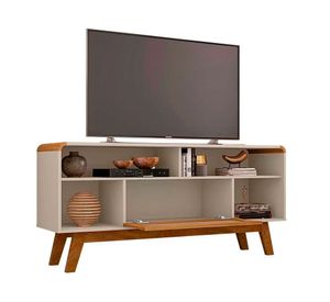 Rack TV 55'' Lazuli blanco invierno/ratán