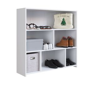 Estante 6 espacios Emma blanco