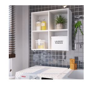 Repisa 4 espacios Camilo blanco