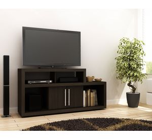 Rack TV 50'' 2 puertas R tabaco Tecnomobili