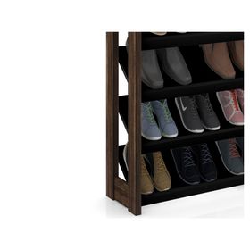 Zapatero 8 repisas AZ negro Tecnomobili