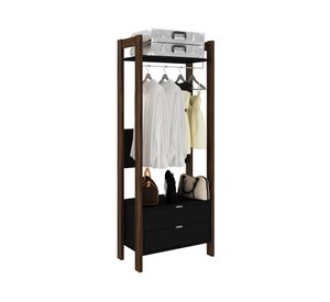 Perchero 2 cajones AZ negro/café Tecnomobili.