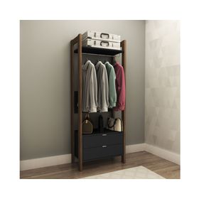 Perchero 2 cajones AZ negro/café Tecnomobili.