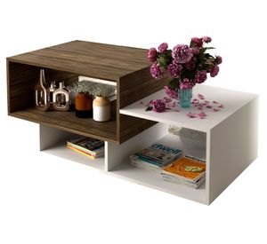 Mesa de centro MC nogal Tecnomobili.