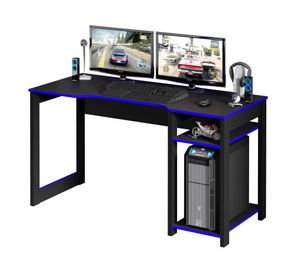 Escritorio Gamer 2 repisas ME azul Tecnomobili