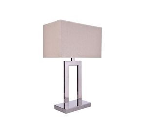 Lámpara sobremesa 1L MX Cromo acero Diseño 3