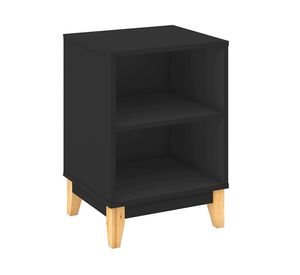 Velador nicho con repisa Dominga negro