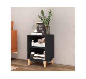 Velador nicho con repisa Dominga negro