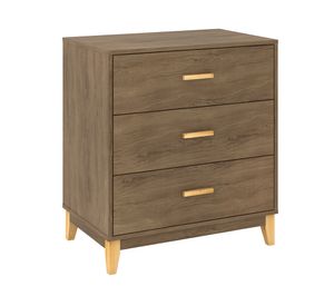 Cómoda 3 cajones Martin rústico