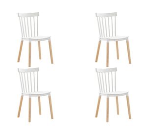 Silla Style blanco 4 unidades Idetex