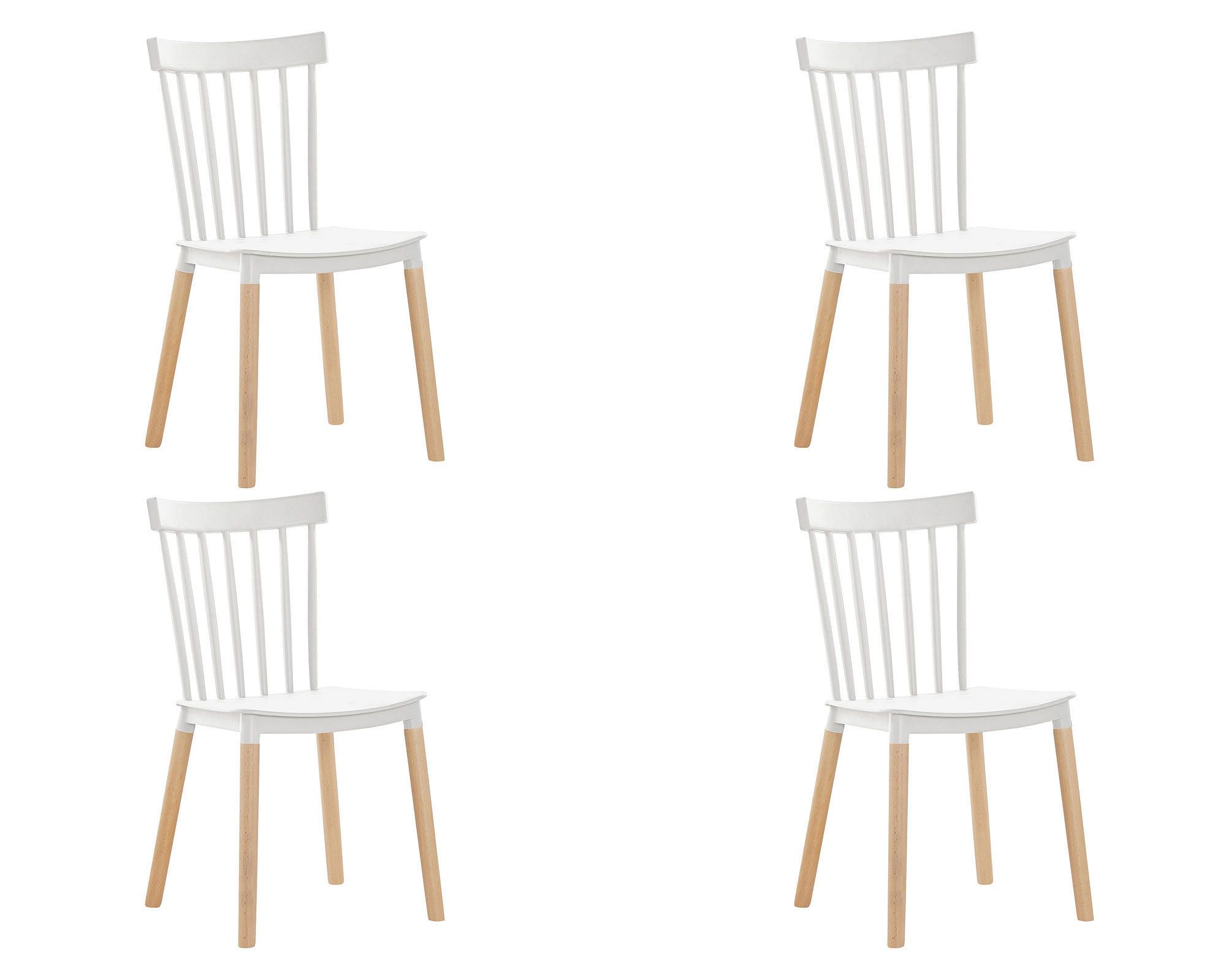 Idetex Silla Style blanco 4 unidades Idetex