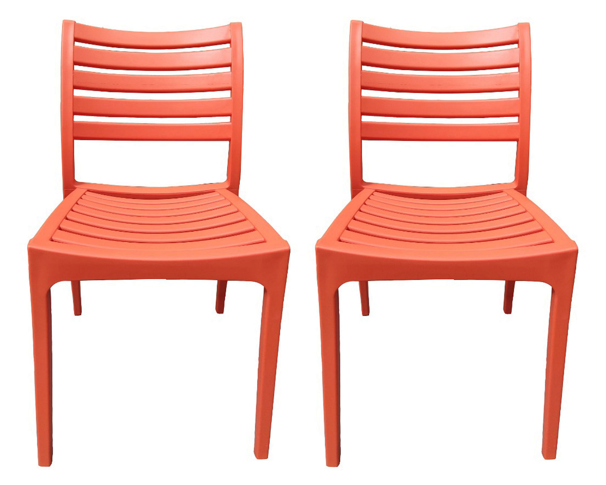 Idetex Silla Edus naranjo 2 unidades Idetex