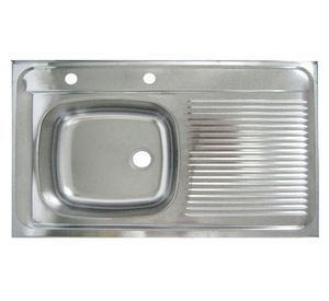 Lavaplatos sobreponer 100x50 cm izquierda inox Splendid