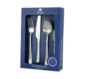 Cubiertos 24 piezas Sion Cuisine
