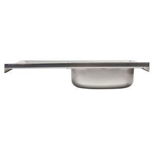 Lavaplatos Neu gris 16x80x50 cm