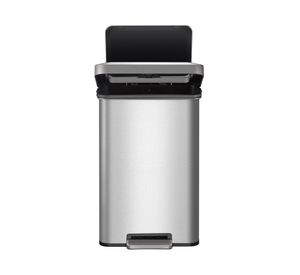 Basurero 45 litros Cozy acero EKO