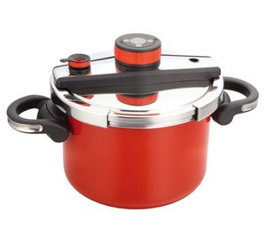 Olla a presión 6 litros Avignon rojo Simple Cook