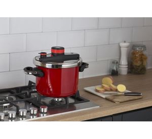 Olla a presión 6 litros Avignon rojo Simple Cook