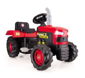 Tractor pedales rojo Dolu