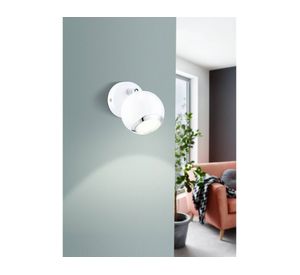 Foco 1L GU10 Bimeda blanco/cromo Eglo