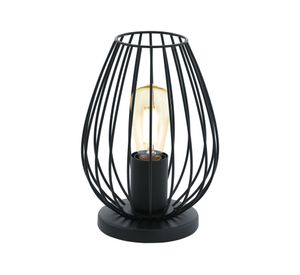 Lámpara sobremesa 1L E27 Newtown negro Eglo