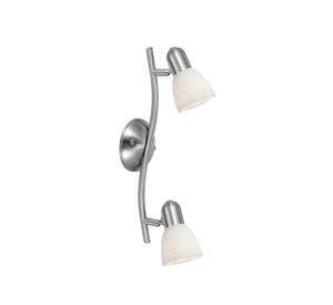 Foco 2L E14 Dakar 1 níquel/blanco Eglo