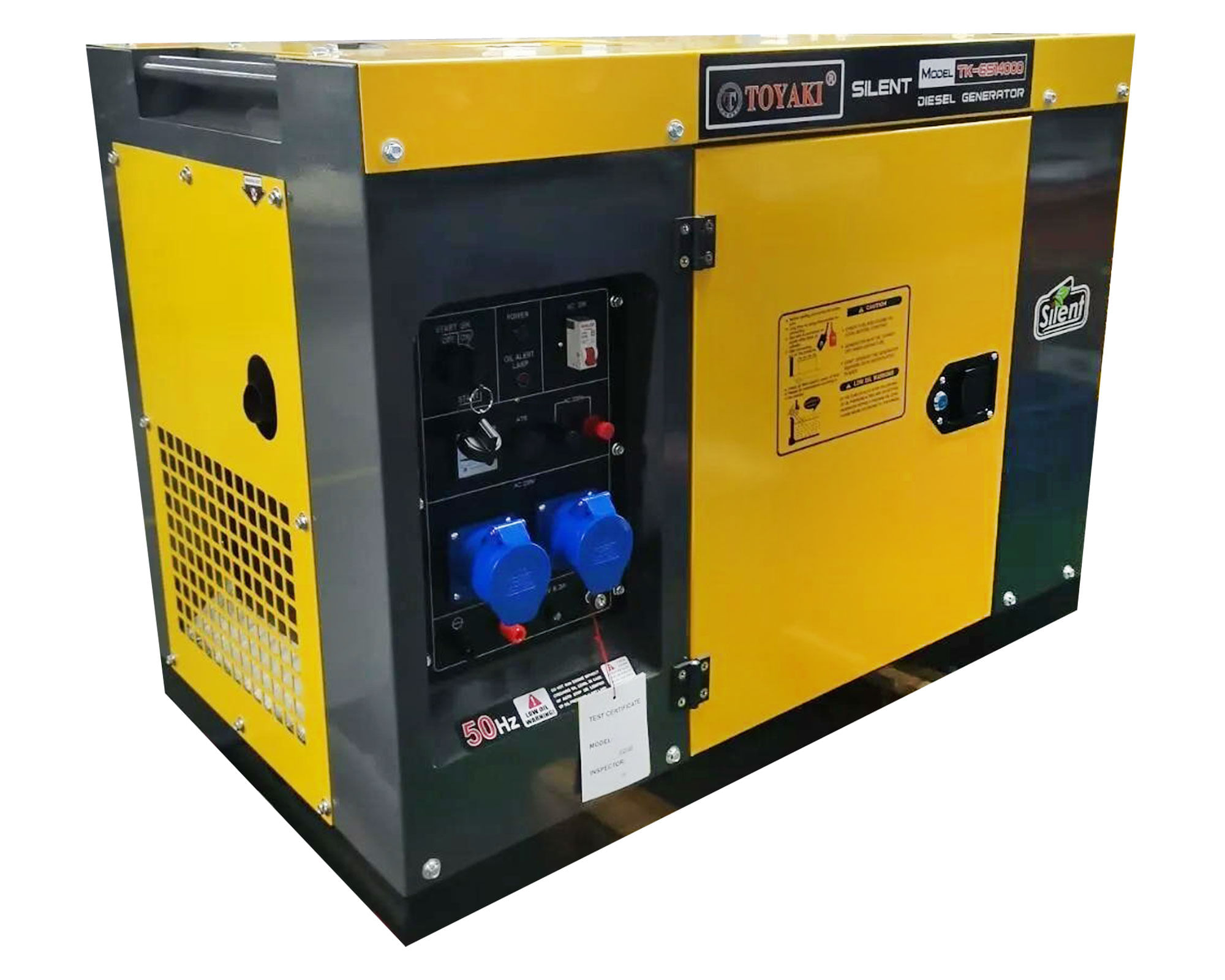 Generador a gasolina 10000W TK-GS14000 amarillo Toyaki