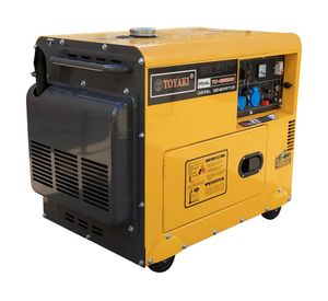 Generador a gasolina 5000W TK-GS6500 amarillo Toyaki