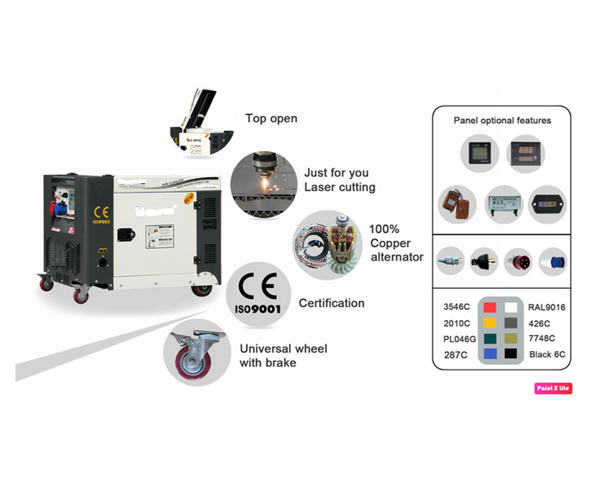 yuki26 Generador a gasolina 8000W amarilloTK-GS11000 Toyaki | Easy.cl