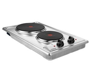 Encimera eléctrica 2 quemadores ELP32000 XFL IX acero Teka