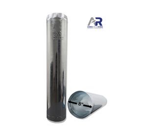 Tubo 8'' galvanizado Aceros de la Rivera