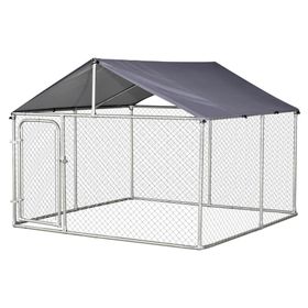 Canil modular perros 4x4x2.3 m Malla galvanizada