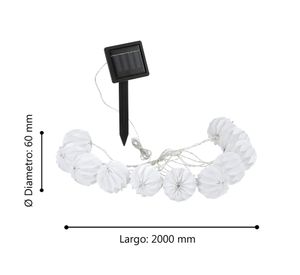 Guirnalda solar LED 0.06W 10L RGB Z Solar