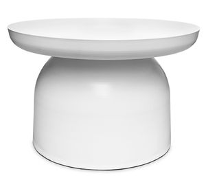 Mesa de centro acero Otelo blanco