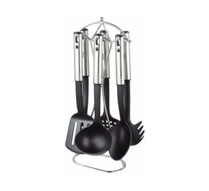 Juego de utensilios Maid 7 piezas negro