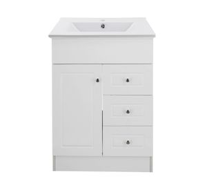 Mueble vanitorio 60 cm B60-PHNB+P-60 blanco Domsa
