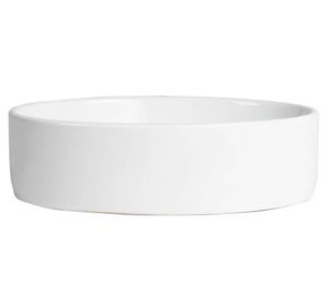 Lavamano sobreponer 50 cm loza blanco