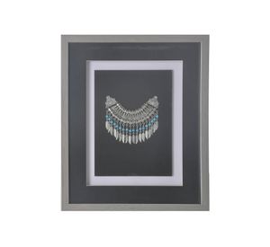 Cuadro 38x45 cm joya dorada/negro 1 Ronda