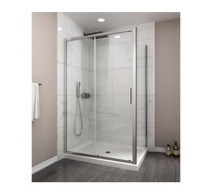 Set mampara corredera esquina 130x70 cm