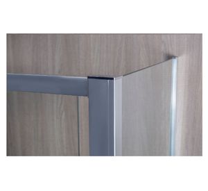 Set mampara corredera esquina 130x70 cm