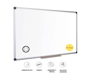 Pizarra cuadriculada 120x150 cm blanco