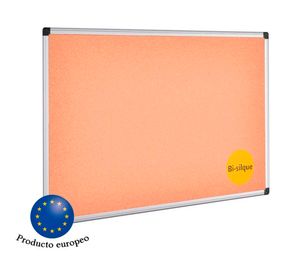 Pizarra corcho 120x120 cm café