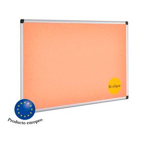 Pizarra corcho 90x120 cm café