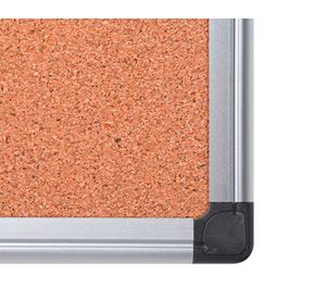 Pizarra corcho 45x60 cm café